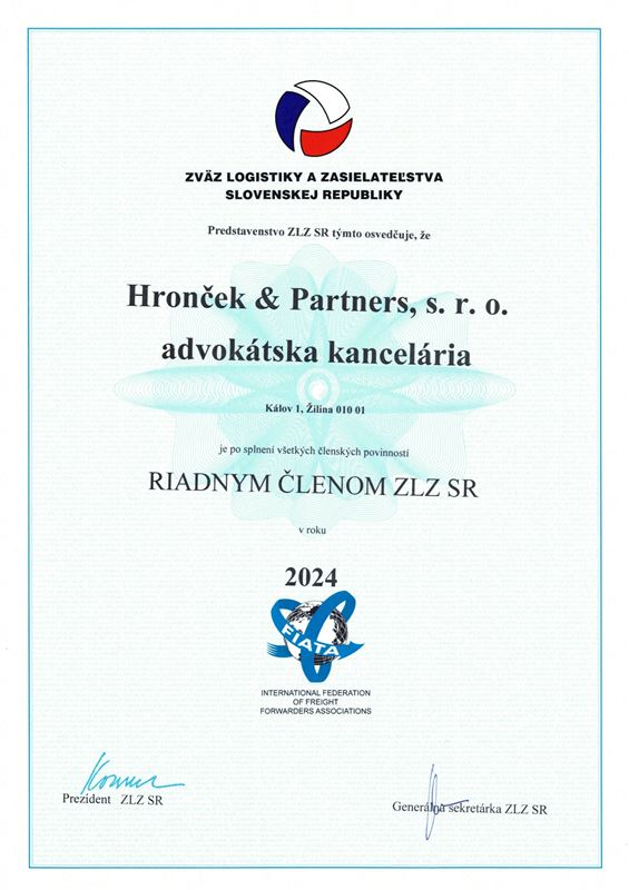 2024 Zväz zasielateľstva a logistiky Slovenskej republiky